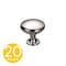Sapphire Alpha Series 1 in. Modern Polished Chrome Round Cabinet Hardware Knob 20-Pack SP-1145-K-CP-20 - alternate 1